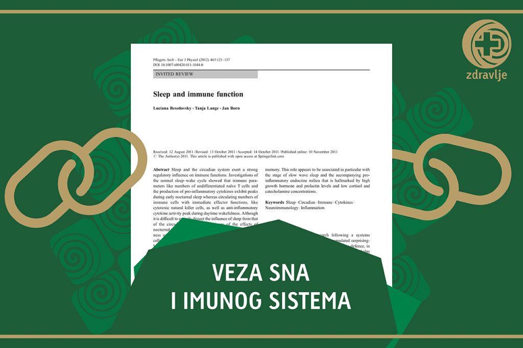 VEZA SNA I IMUNOG SISTEMA VEZA SNA I IMUNOG SISTEMA