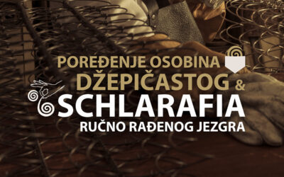 Poređenje osobina džepičastog i Schlarafia ručno rađenog jezgra Schlarafijinog projektnog tima